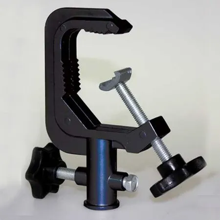 Carlig stand lumini cu sistem BLOCARE,NEGRU Ibiza Light SH1B