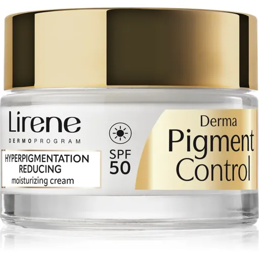 Lirene Derma Pigment Control Cream SPF 50 Cremă hidratantă radiance împotriva petelor pigmentare SPF 50 50 ml