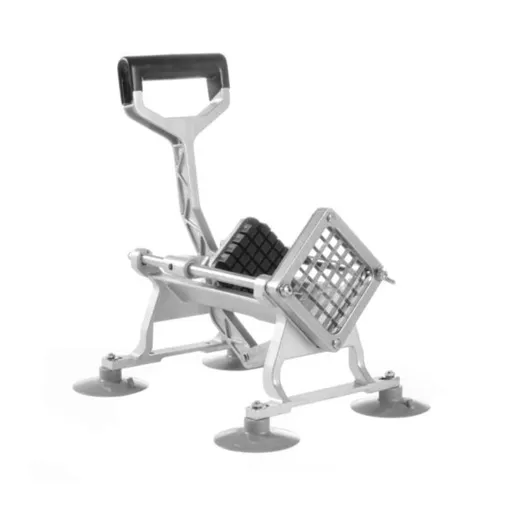 Taietor Pentru Cartofi Prajiti, Profi Line, AluminiuTurnat, Contine 4 Cutite: 6, 9, 13 mm si Pentru Taierea in 8 Bucati