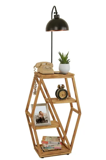 Lampadar, Opviq, 534LUN4126, Negru/Bronz