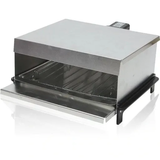 Gratar pentru felii Rubino PG-06l, 800W, Grill cu maner, Argintiu