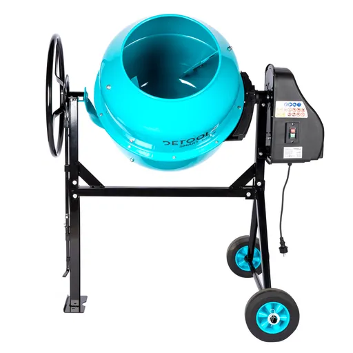 Betoniera DETOOLZ DZ-C326-G02, 160 litri, 1000W, cu roti si coroana de fonta