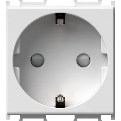 Modul Priza SCHUKO+KS2P+E 16A 250V~ 2M, TEM Modul TEM-VM10AW-U