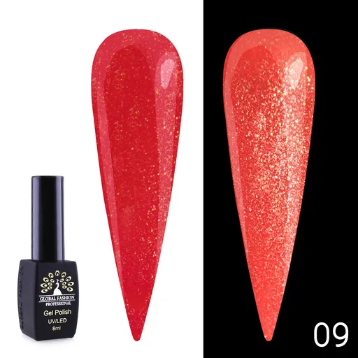 Oja Semipermanenta Disco Summer 8 ml, 09, TPO Free