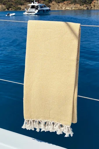 Prosop de plaja, L'essentiel Maison, Likya, Galben mustar