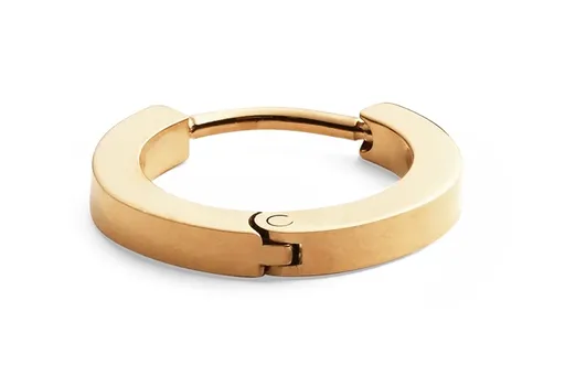 Daniel Wellington Cercel single minimalist din oțel placat cu aur DW00400872