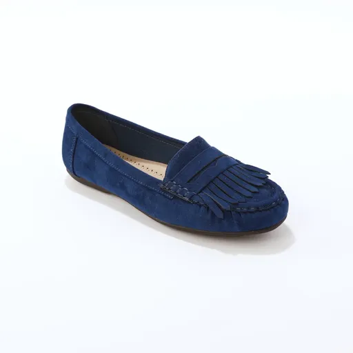 Mocasini din imitație de piele întoarsă