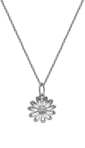 Hot Diamonds Colier din argint cu zircon Thank You Silver Whisper SWP012 (lanț, pandantiv)