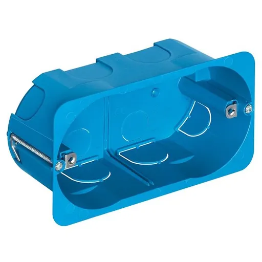 Doza aparataj 4 module incastrata in gips-carton Vimar Neve Up V71704, albastru