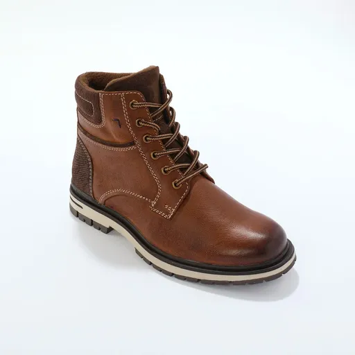 Ghete cu șireturi, din piele și velur