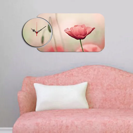 Ceas de perete, YMS-16, Dimensiune: 68 x 32 cm, Multicolor