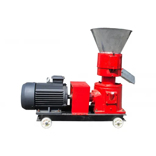 Granulator furaje KL-230, 11 KW, 500 Kg/h, motor inclus, 3 matrite incluse, transmisie reductor