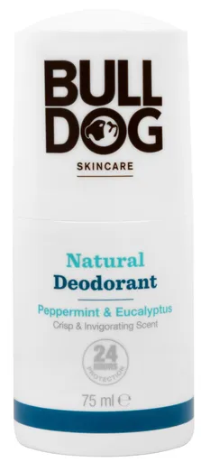 Bulldog Deodorant natural cu bila (Natural Deodorant Peppermint & Eucalyptus Crisp & Invigorating Scent) 75 ml
