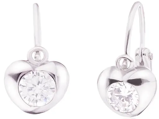 JVD Cercei din argint pentru copii inimioare SVLE0226XD5BI00