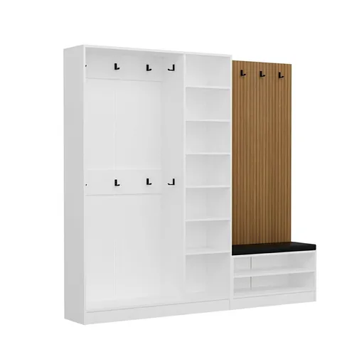 Cuier de perete, Hanah Home, Noah, 225x210x35 cm, Antracit