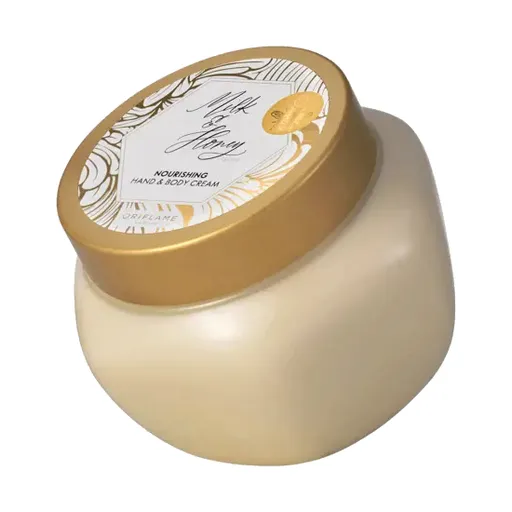Oriflame Cremă nutritivă pentru mâini și corp Milk & Honey Gold (Hand & Body Cream) 250 ml