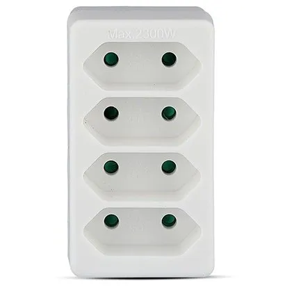 Adaptor 4 prize 4X2.5A max 2300W V-TAC SKU-8803