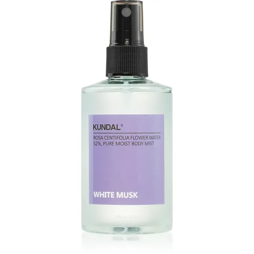 KUNDAL Pure Moist Body Mist White Musk Body Mist cu efect calmant 128 ml