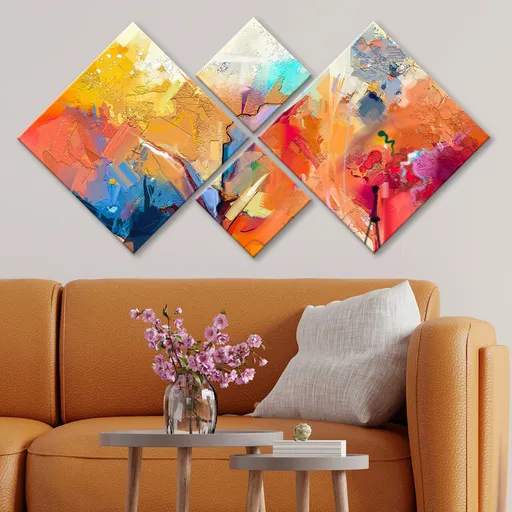 Pictură decorativă MDF, 4MDF1040210842, Imprimat UV, Multicolor