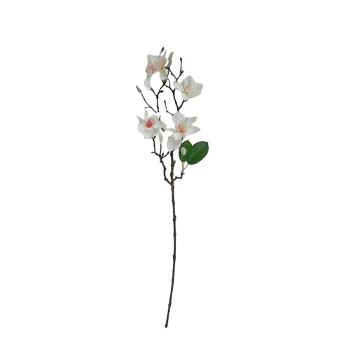 Creangă artificială Magnolia alb, 64 cm