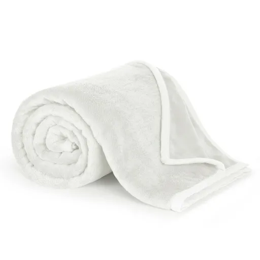 Bellatex Pătură Korall micro albă, 150 x 200 cm, alb