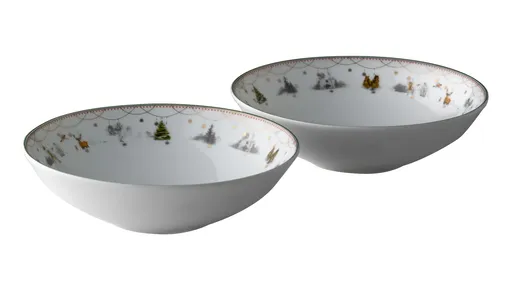 Farfurie adanca Story 16 cm, 2 bucati colectia Julemorgen - Wik & Walsøe