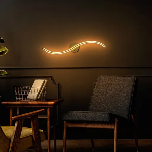 Aplica de perete, Opviq, 119FRS1111, Auriu