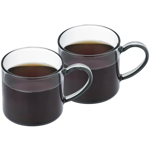 Set de căni din sticlă 4Home Haze 250 ml, 2 buc.