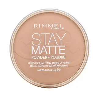 Rimmel London Stay Matte Long Lasting Pressed Powder pudră cu efect matifiant 005 Silky Beige 14 g