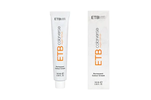 ETB Hair Vopsea De Par Profesionala Permanenta Cu Amoniac 8.1 Blond Deschis Cenusiu 100ml