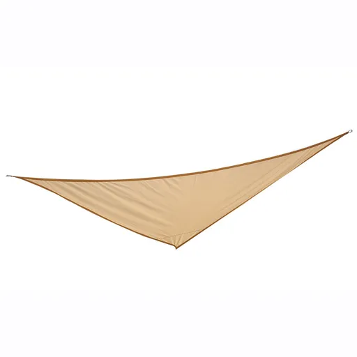 Outsunny Tendone parasole triangolare, Beige, 6x6x6m