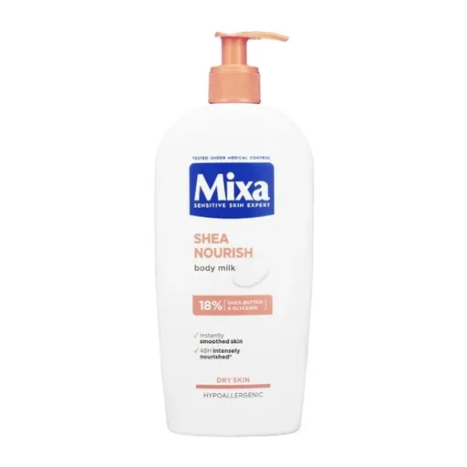 Mixa Lăptișor de corp intensiv nutritiv pentru pielea uscată Shea Nourish (Body Milk) 400 ml