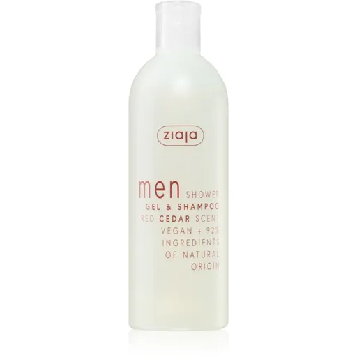Ziaja Men gel de dus si sampon 2in1 Red Cedar 400 ml