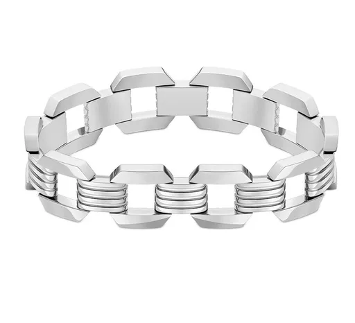 Police Brățară masivă din oțel pentru bărbați Gear PEAGB221155 21 cm