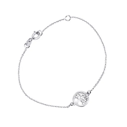 Cutie Jewellery Brățară din aur alb Arborele vieții Z5030-60-X-2
