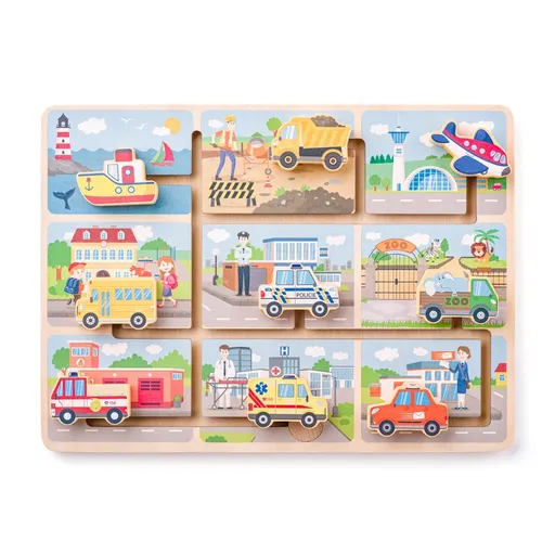 Joc distractiv Unde merge mașina Woody