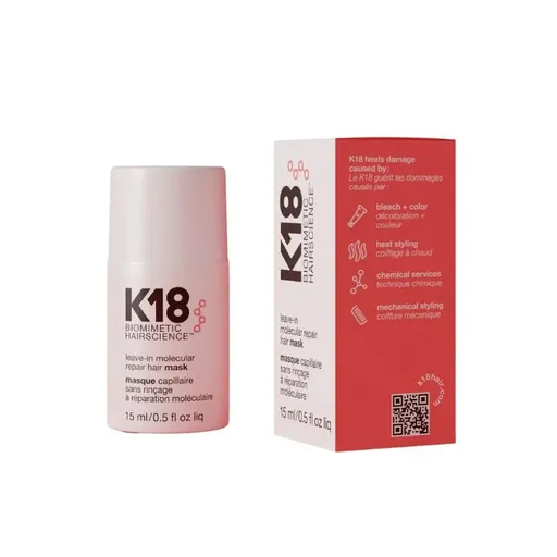 Masca de Par Profesionala Pentru Reparare Moleculara K18, 15 ml