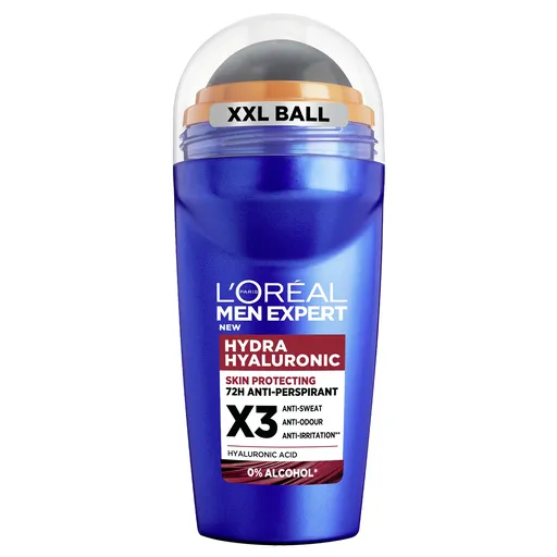 L'Oréal Paris Antiperspirant roll-on Men Expert Hydra Hyaluronic (72h Anti-perspirant) 50ml