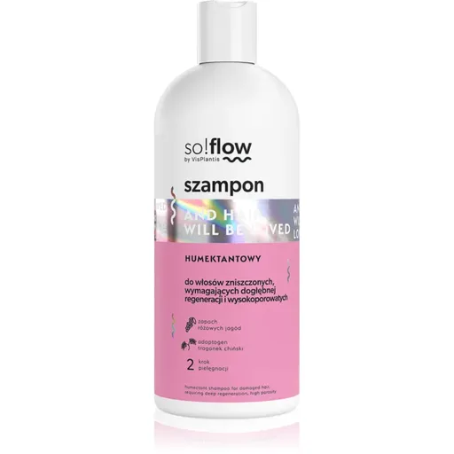 so!flow Damaged Hair Humectant Shampoo șampon fortifiant pentru păr deteriorat 300 ml