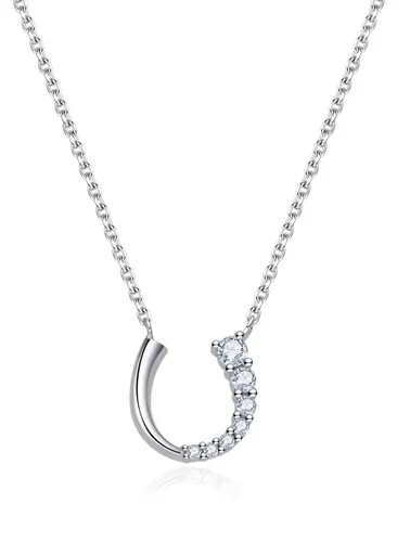 MOISS Colier de argint pentru femei Potcoavă N0000012