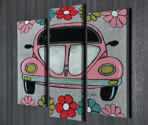 Tablou decorativ, UC60, 45 x 20 cm, Multicolor