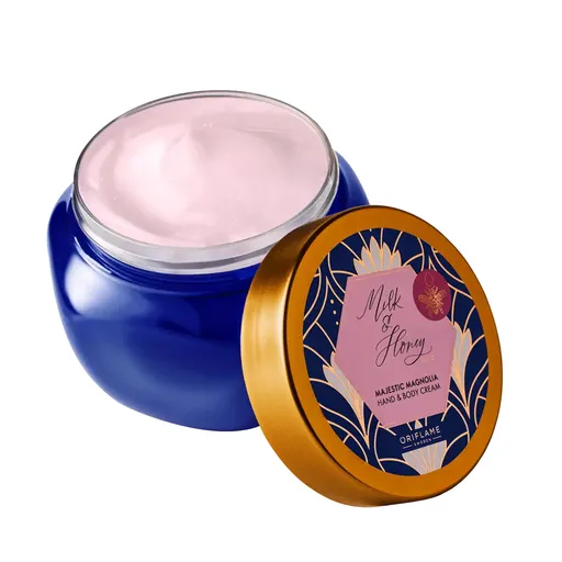 Oriflame Cremă de mâini și corp Milk & Honey Gold Majestic Magnolia (Hand & Body Cream) 250 ml