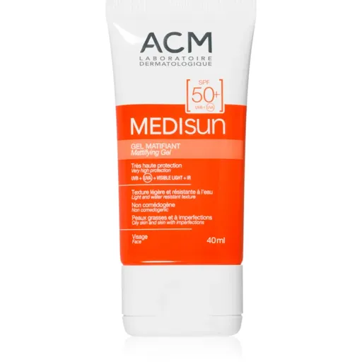 ACM Medisun crema pentru fata, protectoare si matifianta SPF 50+ 40 ml