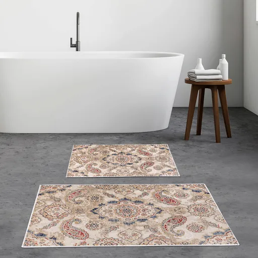 Set covorase de baie, L'essentiel Maison, Kt446, Multicolor