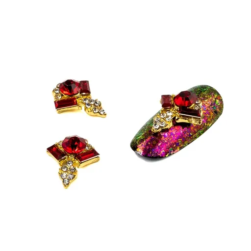 Cristale Unghii Red Crystal Nr. 97, Set 3 buc