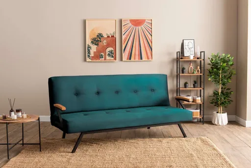 Canapea extensibila 3 locuri, Atelier del Sofa, 859FTN2905, Verde petrol