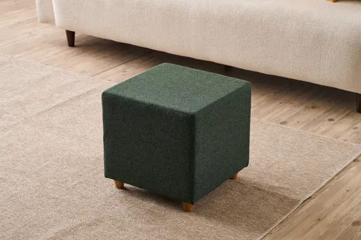 Taburet, Atelier del Sofa, 825BLC5165, Lemn, Verde