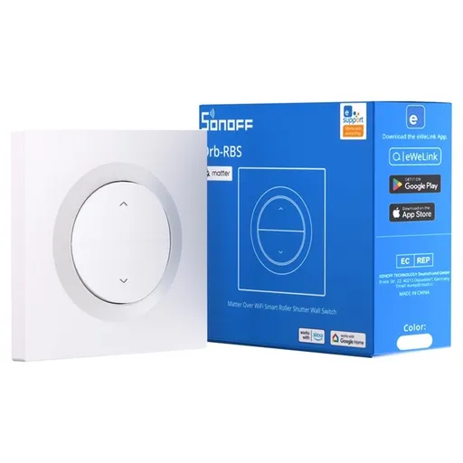 Intrerupator inteligent Wifi pentru obloane rulante, jaluzele SONOFF MINI-RBS-E Matter 6920075743432