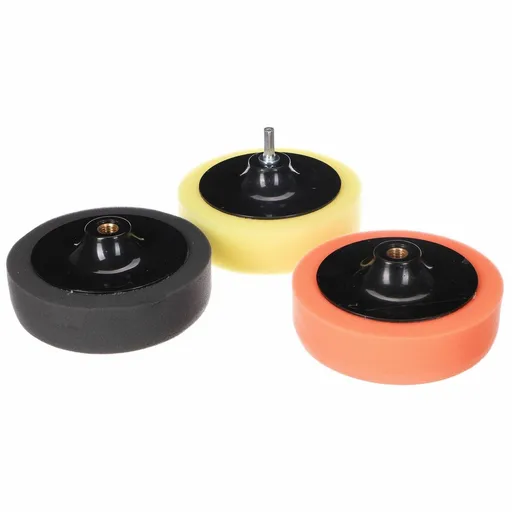 Sixtol Set de tampoane/ bureți de lustruit cusuport pentru curățarea mașinii, 3 buc.