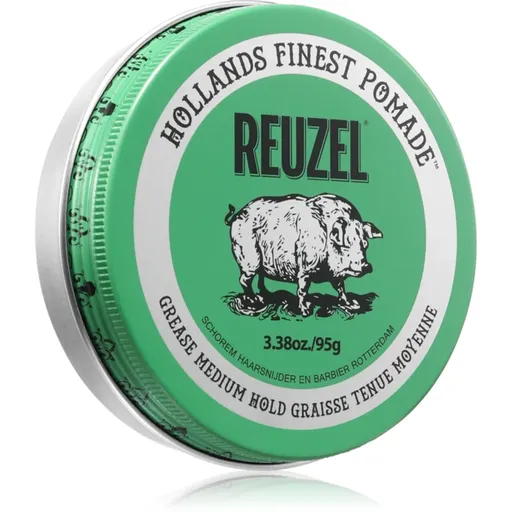 Reuzel Green Grease Medium Hold alifie pentru par 95 g